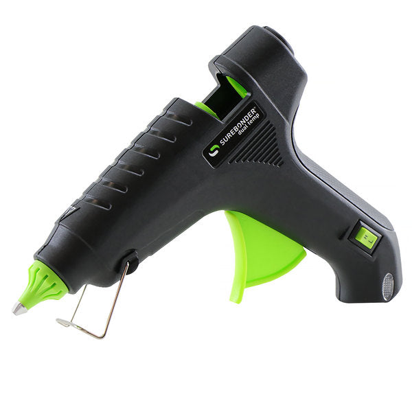 Pistola de pegamento de doble temperatura para manualidades y bricolaje.