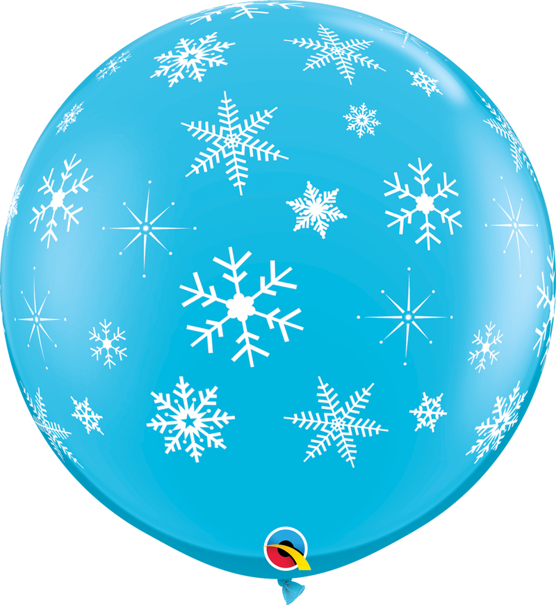 36" Snowflakes & Sparkles-a-Round - 3 Foot Giant | 2 Count