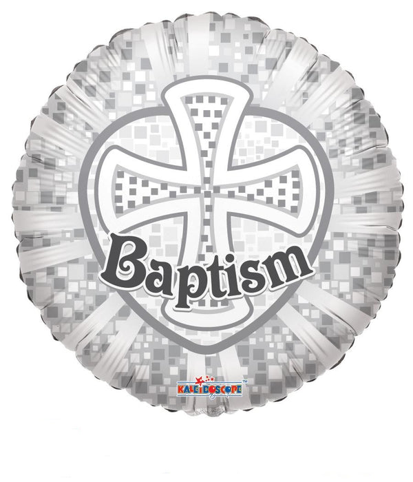 Globo de lámina de bautismo de 18" | Compre 5 o más y ahorre 20 %