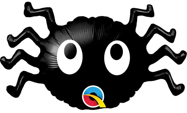 Mini globo de relleno de aire de lámina plana con ojos de araña de 14" (P13) | Compre 5 o más y ahorre un 20 %
