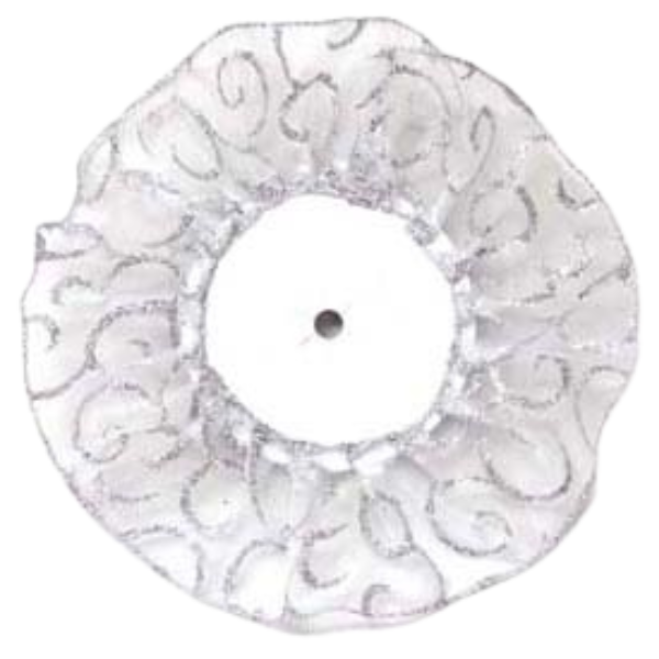 Respaldo para mamá con borde de alambre transparente de 8" 1 ud.
