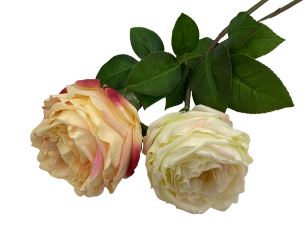 Rosa de col sintética de 21" con tallo de alambre | 1 unidad