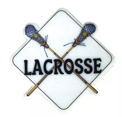 3" Lacrosse Charm