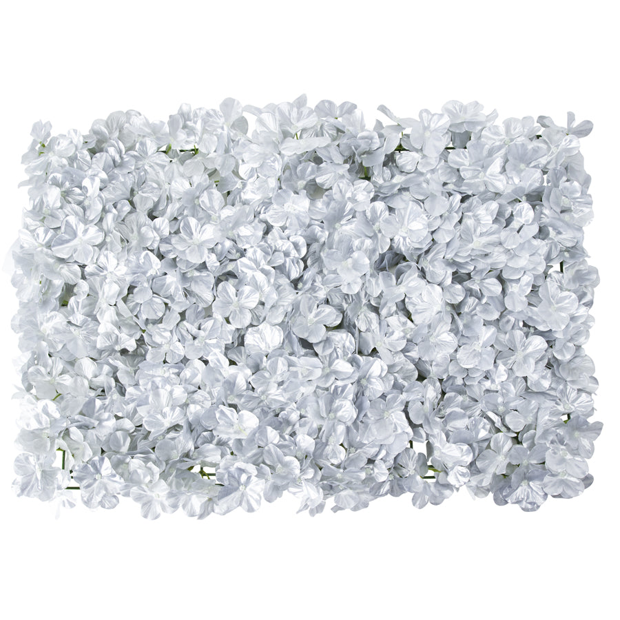 24" Artificial Silk Floral Hydrangea Mat | 1 Count - Build Your Own Backdrop Wall!