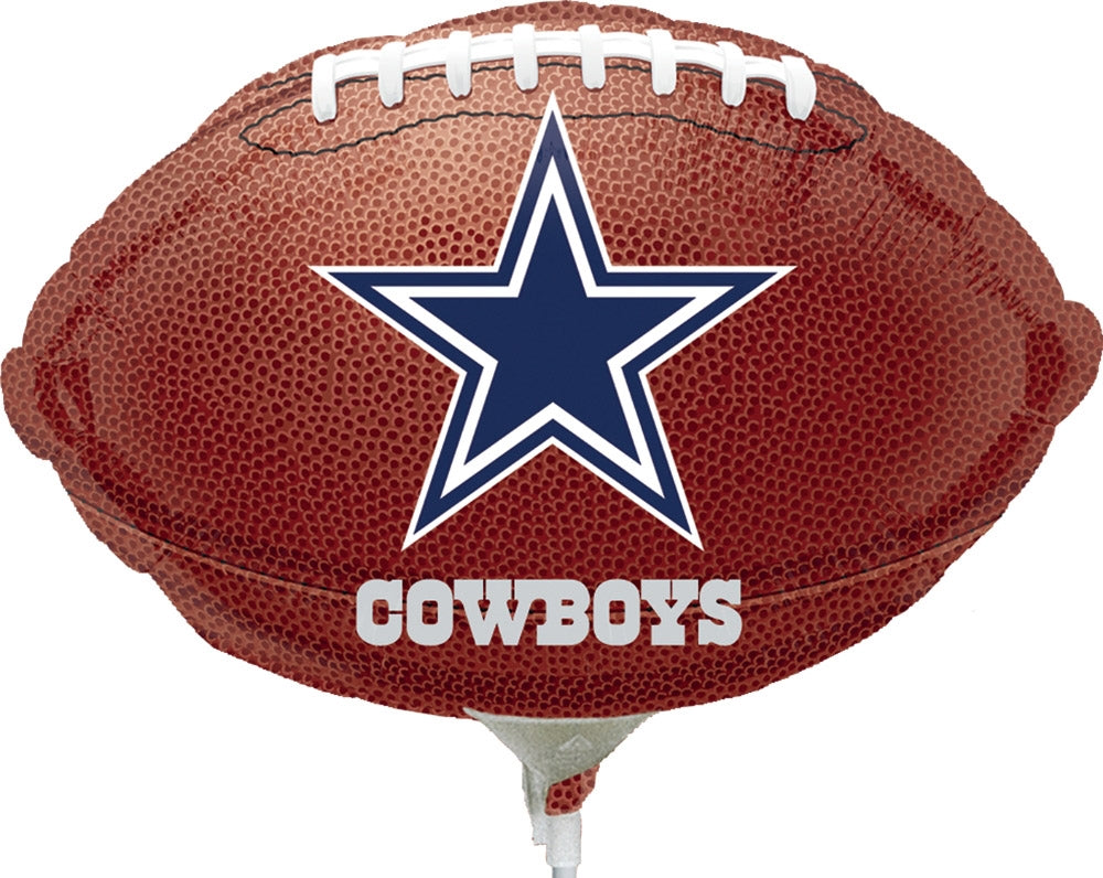 9" Dallas Cowboys NFL Football (D) Airfill | Buy 5 Or More Save 20%