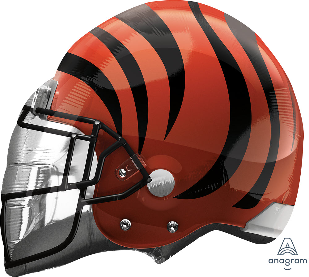 Globo de aluminio para casco de la NFL de los Cincinnati Bengals de 21"