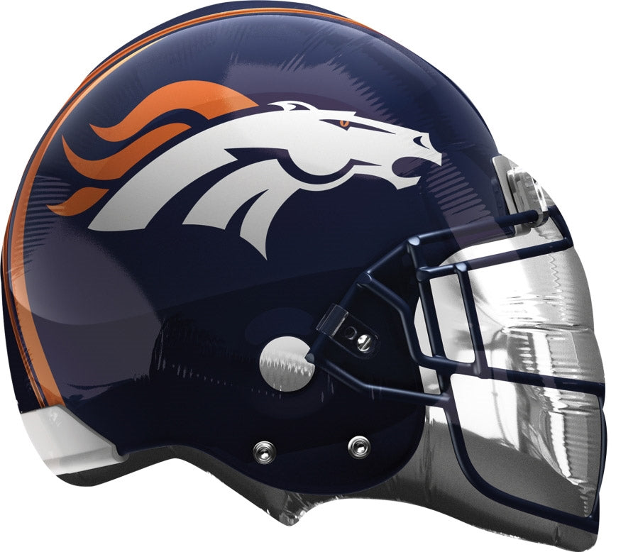 21" Denver Broncos NFL Helmet Foil Balloon