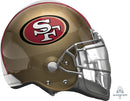 Globo de aluminio para casco de la NFL de los San Francisco 49ers de 21"