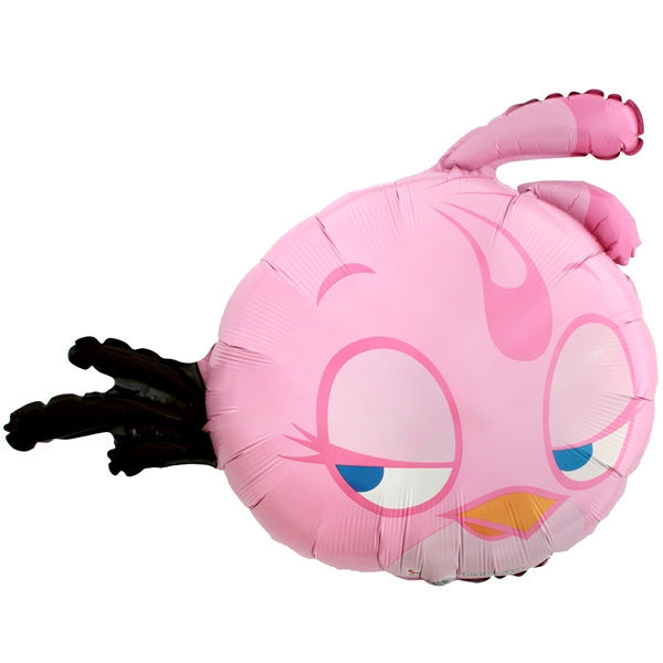27" Angry Birds - Pink Bird Foil Balloon
