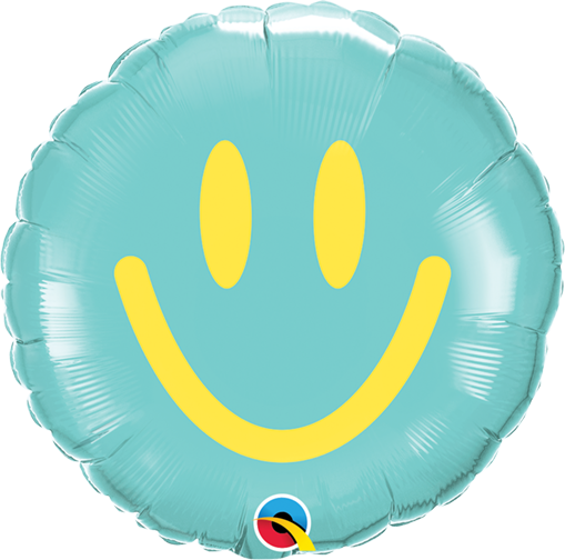 Sonrisas amarillas y azules caribeñas de 9" | Compre 5 o más y ahorre un 20 %