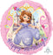 17" Sofia the First Birthday Foil Balloon | Buy 5 Or More Save 20%