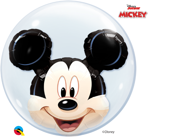 24" Double Bubble Mickey Mouse Balloon