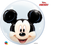 24" Double Bubble Mickey Mouse Balloon