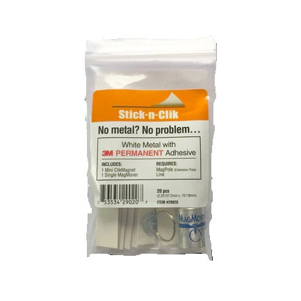 Stick-N-Clik Kit (Sticky Adhesive Metal For Smooth Surfaces Used In Suspension)