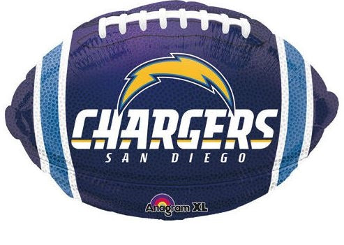 Globo de papel de aluminio de los San Diego Chargers de 17" | Compre 5 o más y ahorre un 20 %