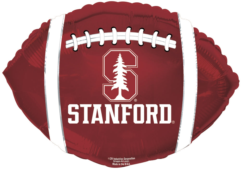 Globo de fútbol universitario de la Universidad de Stanford de 21" | 5 unidades (WSL) 