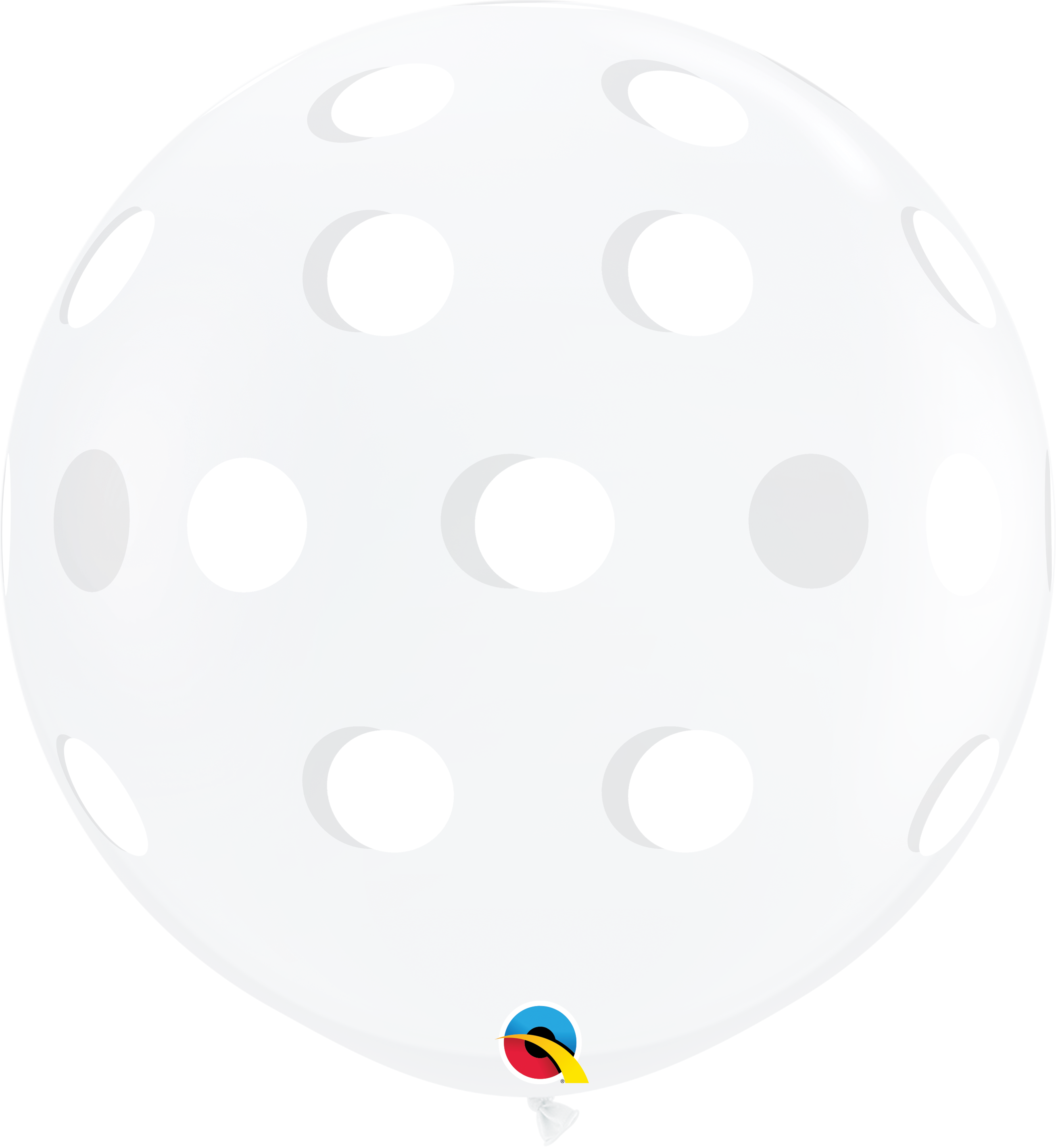 36" Big Polka Dots-A-Round Latex Balloon | 2 Count