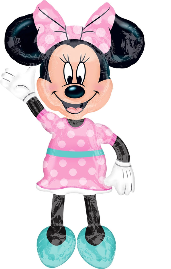Globo de lámina de Minnie Mouse Airwalker de 54" 