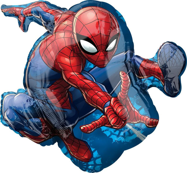 Globos de aluminio con forma de Spider-Man de 29"