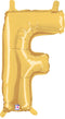 7" | 14"| 40" Gold Letter Foil Balloon - Megaloons Letters A -Z | 3 Sizes Available