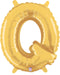 7" | 14"| 40" Gold Letter Foil Balloon - Megaloons Letters A -Z | 3 Sizes Available