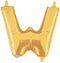 7" | 14"| 40" Gold Letter Foil Balloon - Megaloons Letters A -Z | 3 Sizes Available