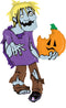 46" Zombie Foil Balloon (WSL) | Clearance- Final Sale!