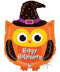 32" Halloween Owl Holographic Foil Balloon (WSL) | Clearance - Final Sale!