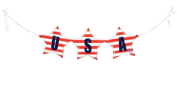 Relleno de aire con banderines de EE. UU. de 37" (P22)