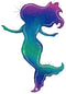 Sirena brillante de 52"