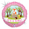 18" Woodland Baby Girl/Boy Holographic Foil Balloon | Buy 5 Or More Save 20%
