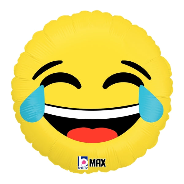 18" Emoji LOL Foil Balloon | Buy 5 Or More Save 20%