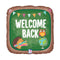 18" Welcome Back School Foil Balloon (P30) | Buy 5 Or More Save 20%
