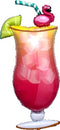 Globo de aluminio con forma de Let's Flamingle Drink de 41"