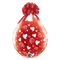 Globos de látex Qualatex de relleno de corazones giratorios de 18.0 in | 25 unidades