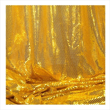 Tela de decoración de fondo de punto de lentejuelas brillantes de 44" | 44 pulgadas x 5 yardas
