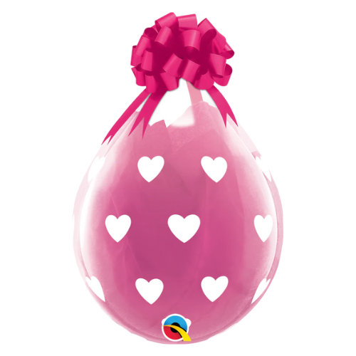 18" Big Hearts Stuffing Qualatex Latex Balloons | 25 Count