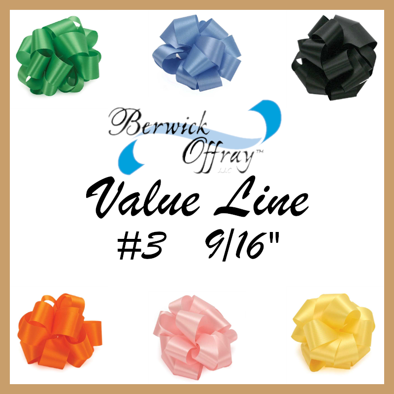 Berwick Offray Satin Lustre Ribbon Wholesale Bulk Ribbon