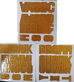 1.5" Glitter Alphabet Stickers