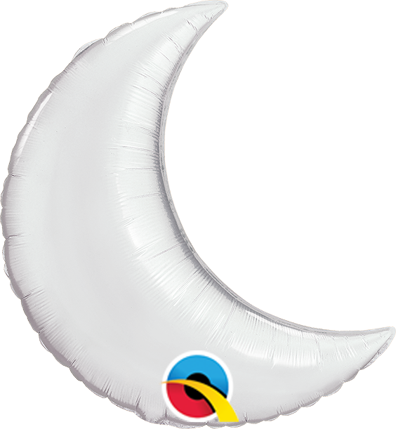 9" | 35" Crescent Moon Foil Balloons