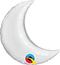 9" | 35" Crescent Moon Foil Balloons