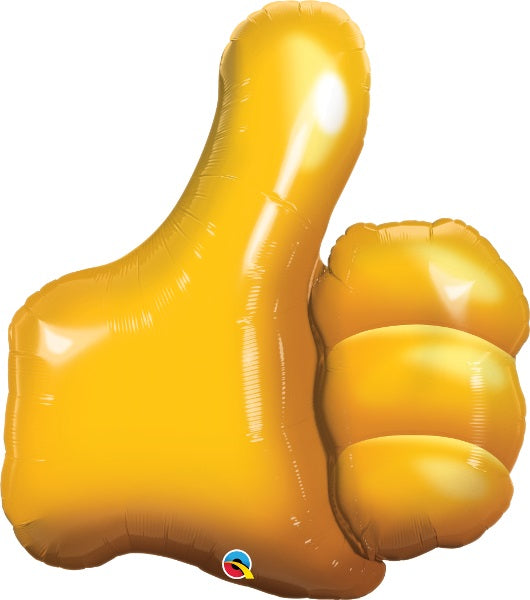 Globos de aluminio de 35" con el pulgar hacia arriba (D)