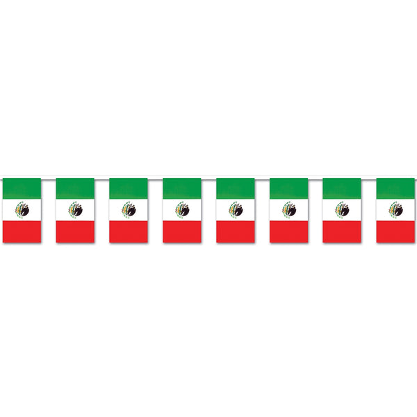Bandera del banderín de la bandera mexicana