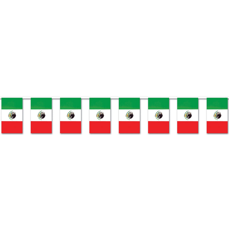 Bandera del banderín de la bandera mexicana