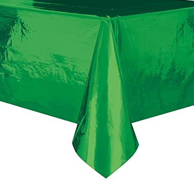 Metallic Plastic Rectangular Tablecovers