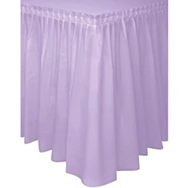 Unique Plastic Table Skirts | 1 Count