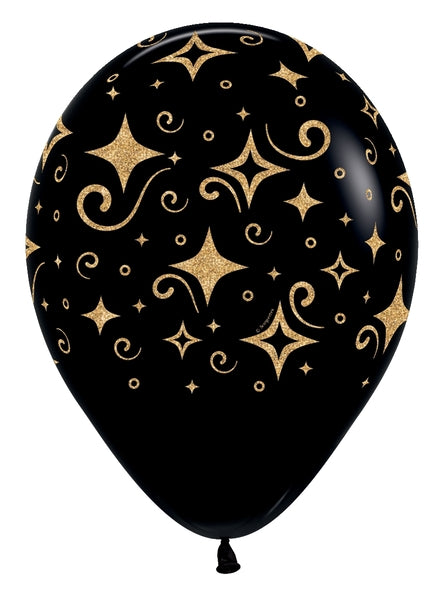 11" Golden Diamonds Sempertex Latex Balloons | 50 Count-Dropship (Shipped By Betallic)