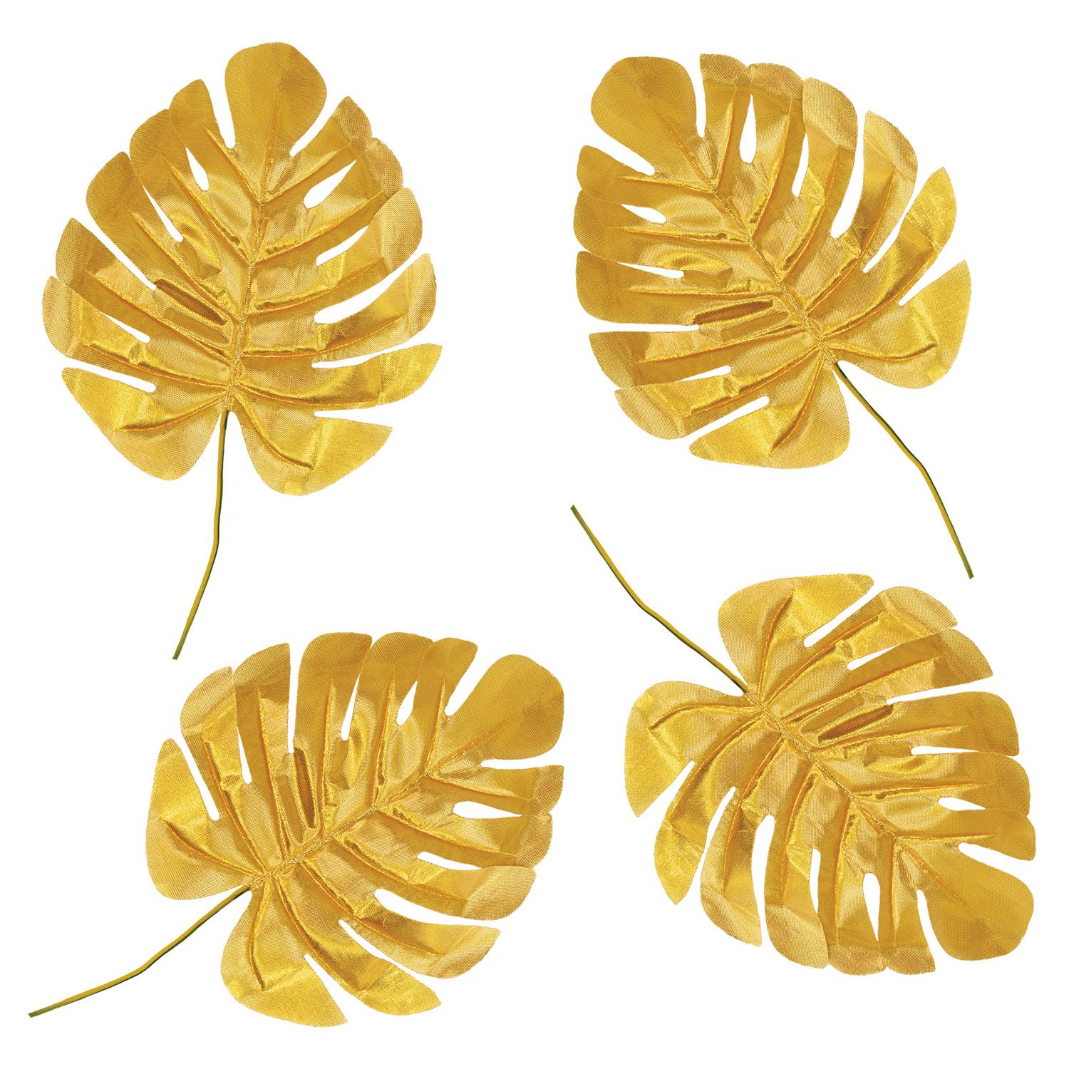 Gold Palm Leaves 4 pc