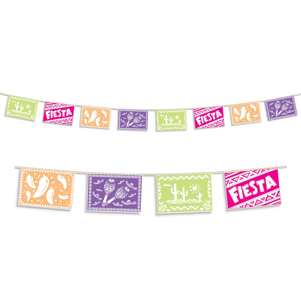 Banderín Estilo Fiesta Picado