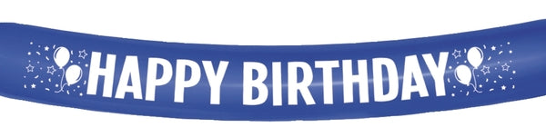 Banner de globo de cumpleaños niño